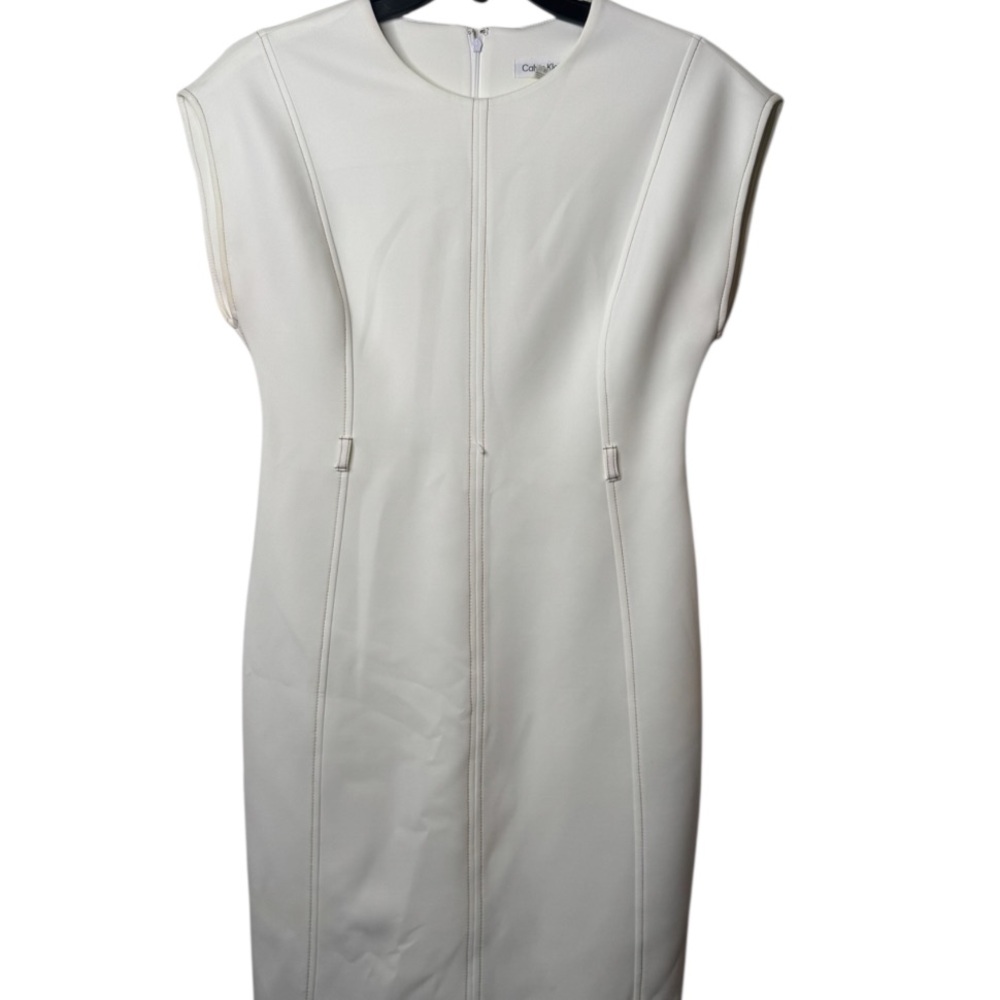 Elegant White Sleeve Dress